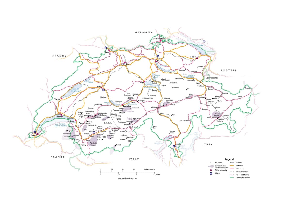 İsviçre haritası metro