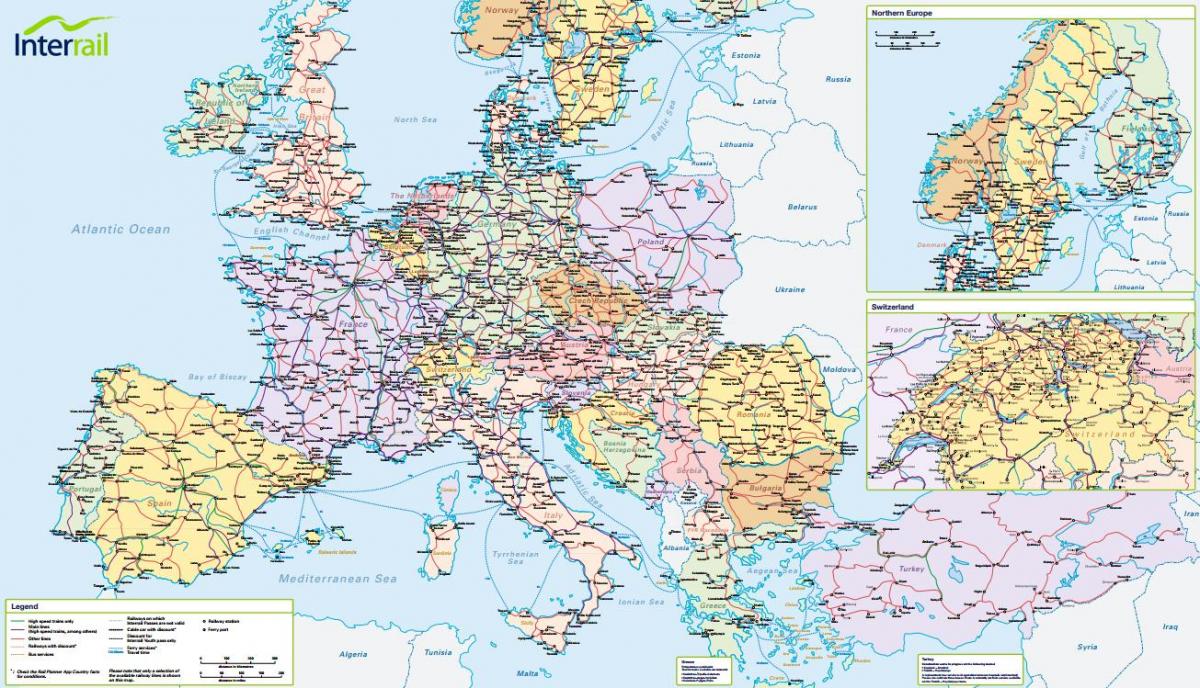 ınterrail İsviçre göster 